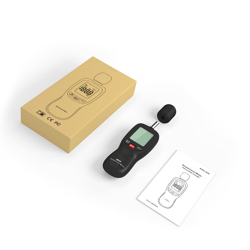 Digital Sound Level Meter 30-130dBA Large LCD Backlight Display - Stable Reliable Performance Sound Tester for Night & Professional Noise Monitoring - Image 3