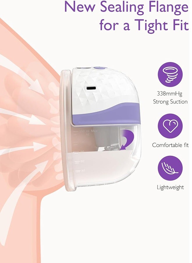 PiBur مضخة الثدي الكهربائية المزدوجة القابلة للارتداء P15 - Image 4