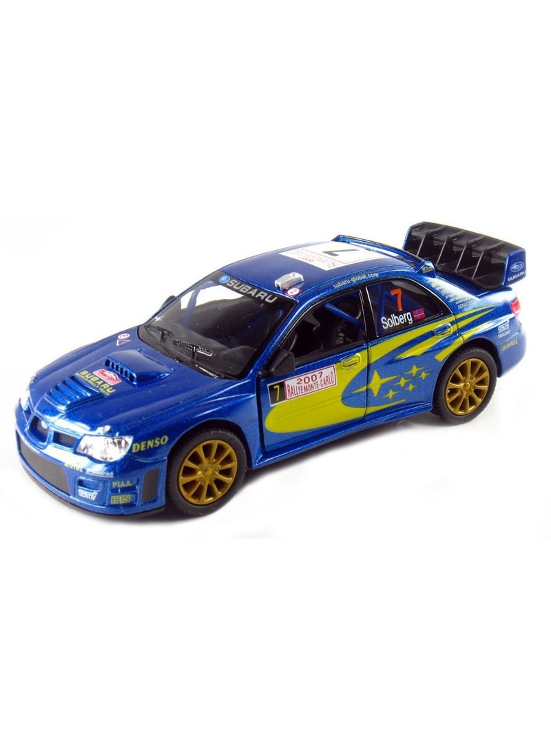 Kinsmart KiNSMART 2007 Subaru Impreza WRC Racing Edition 5 Inch 1:36 Scale Die Cast Metal Model Toy Race Car  - Image 1