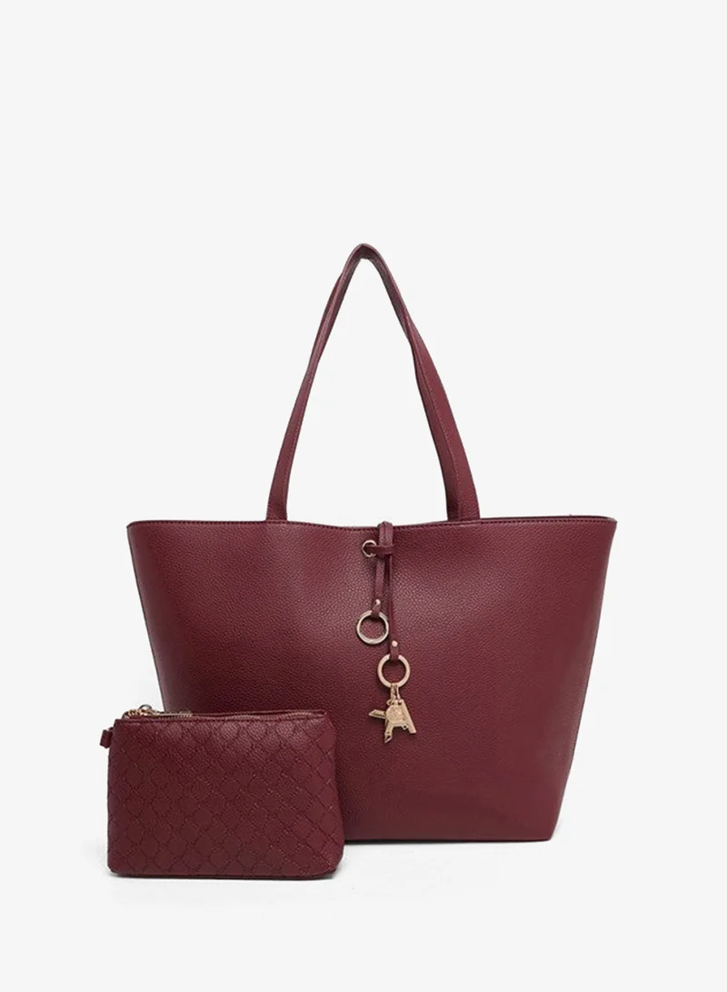 Anne Klein Textured Tote Bag Set