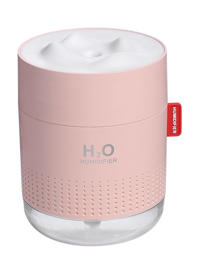 NIBEMINENT Ultrasonic H2O USB Humidifier With Night Lamp 1.5W Pink - Image 1