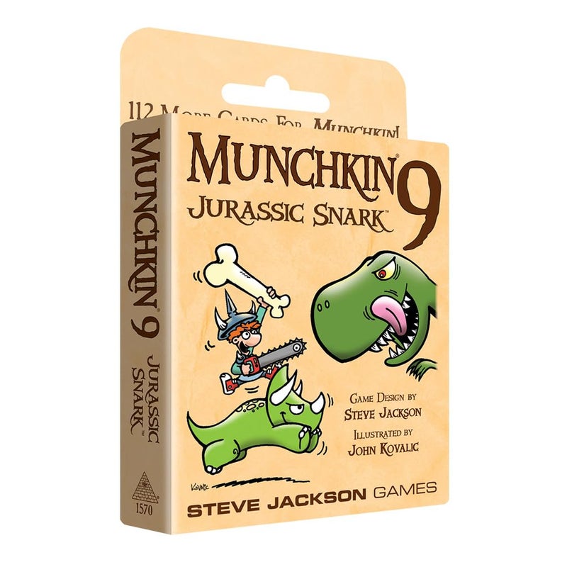 STEVE JACKSON GAMES Munchkin 9 Jurassic Snark Card Game Expansion 112Card Expansion Adults Kids Family Game Fantasy Adventure RPG Ages 10 36 Players Avg Play Time 120 Min Steve Jackson Games - Image 2