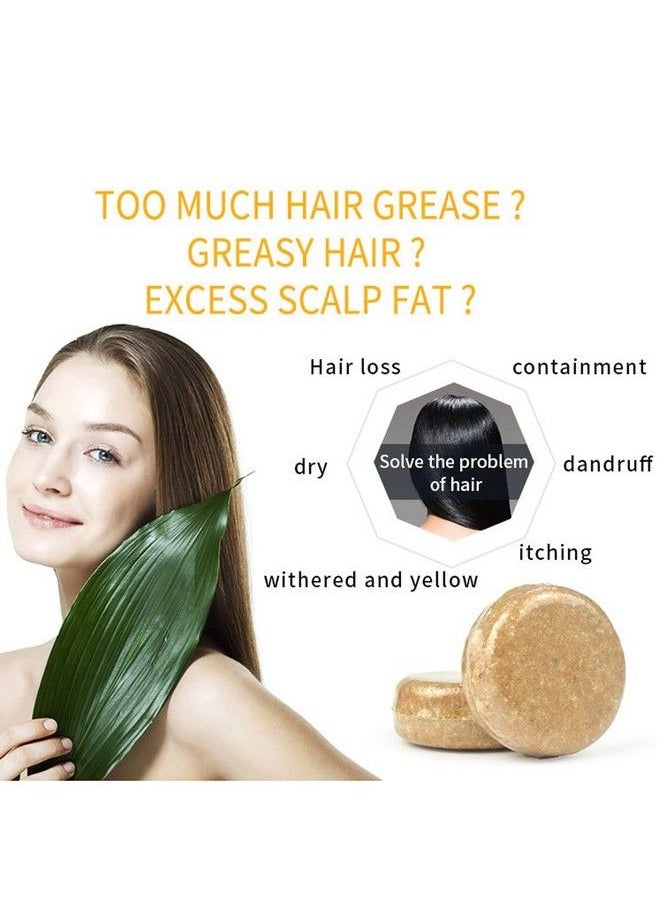MAITING 2 Pcs Ginger Hair Regrowth Shampoo Bar Ginger Shampoo Bar Soap Ginger Bar Shampoo For Hair Growth Natural Organic Ginger Hair Growth Shampoo Bar Ginger Shampoo Bar Promotes Hair Growth  - Image 3