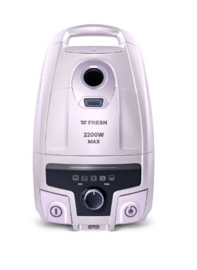 Fresh Max Canister Vacuum Cleaner with Attachments, 2200W - Silver 