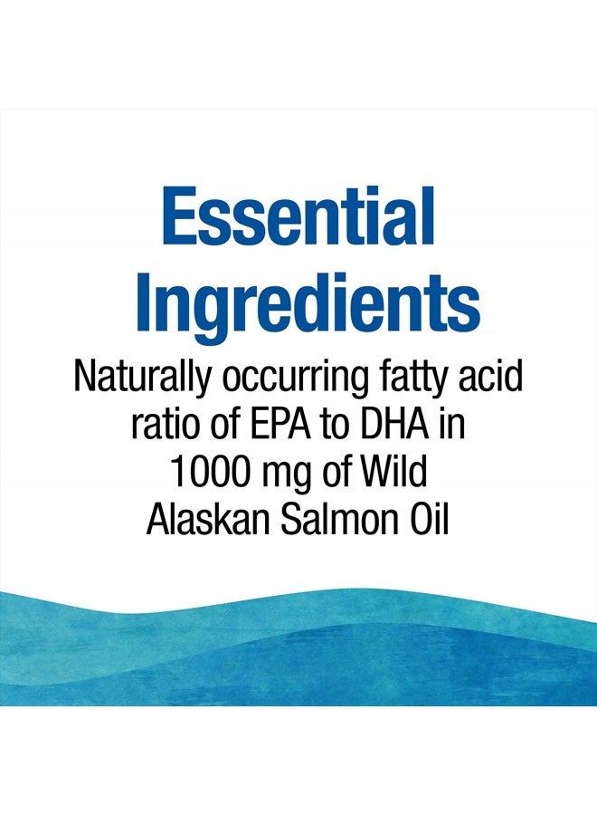 natural Factors - Complete Omega by Natural Factors, Wild Alaskan Salmon Oil, Supports Heart and Brain Health with Omega-3 DHA and EPA, 180 softgels (180 servings) - Image 1