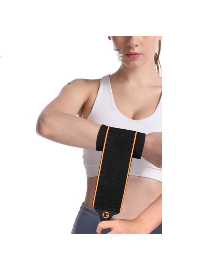 Gingpai Sport Wrist Support Brace For Sprains, Wrist Tendonitis, Women'S Pain Relief, Strain Bandage, Wrist Guard, Sports Joint Rehabilitation Brace, Warmth Protection, Gray, One Pair - Image 3