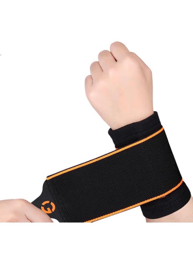 Gingpai Sport Wrist Support Brace For Sprains, Wrist Tendonitis, Women'S Pain Relief, Strain Bandage, Wrist Guard, Sports Joint Rehabilitation Brace, Warmth Protection, Gray, One Pair - Image 2