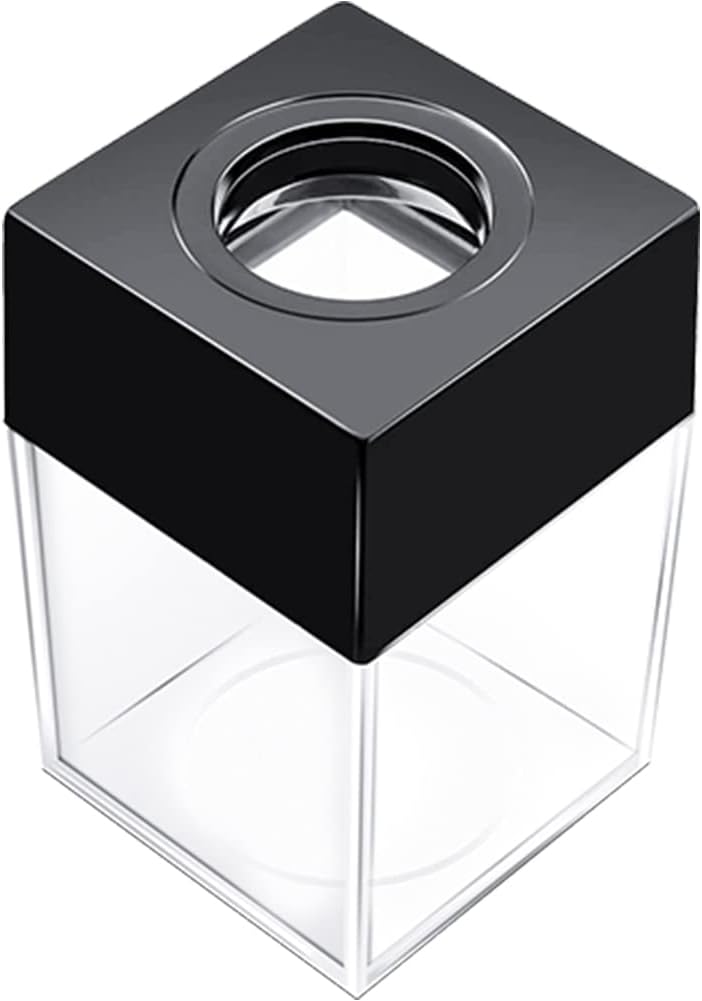 grwanpen ® Extra Large Magnetic Paper Cilp Dispenser, 500 Clip Capacity ,Black,1 pack - Image 1