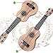 Raimy 17in Kids Ukulele Guitar 4 Strings Mini Guitar Children Musical Instruments Educational Toys with Picks for Toddler Kids Boys Girls Beginner Koa Color - Image 4