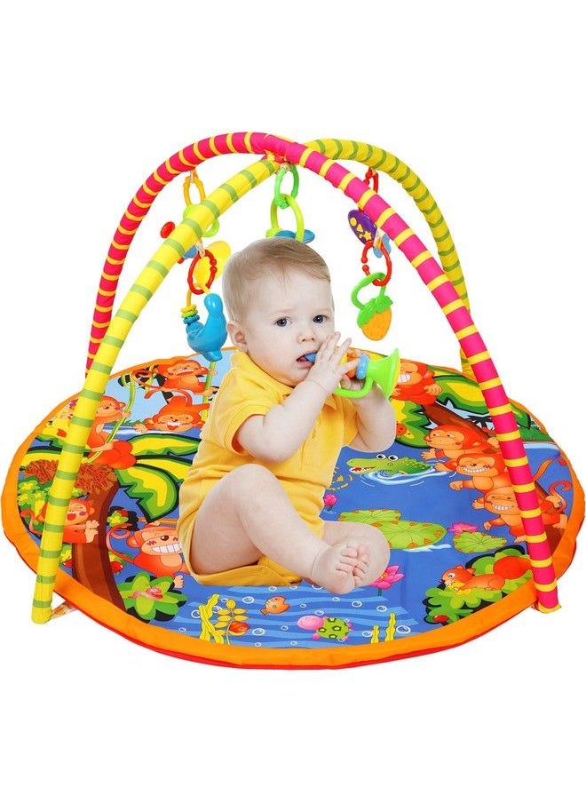 My First Gym Baby Play Mat Activity Gym Foldable Laying Mat With Hanging Rattles Washable Baby Play Mat Gym For 6+ Months Baby (Multicolor) - pzsku/Z099A8FB9FBA918716D46Z/45/_/1692784233/fabf0119-caf7-42fa-b9af-7d0e46bffc58