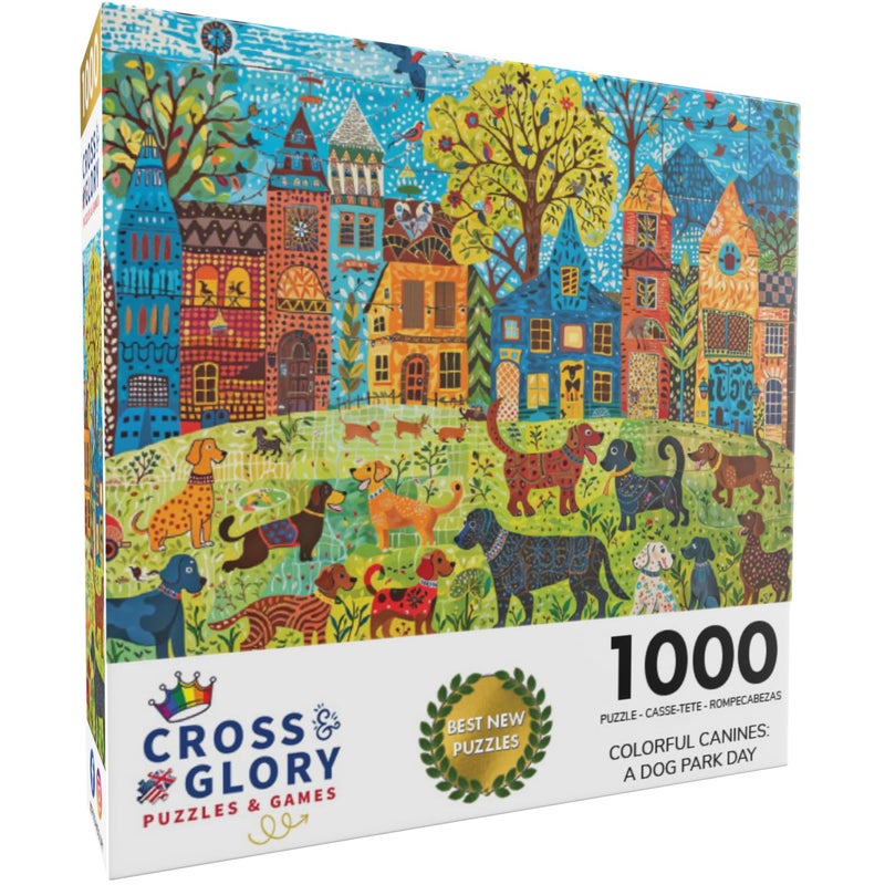 Cross & Glory - Queen City Paddle Wheel Adventure - 1000 Piece Jigsaw Puzzle for Adults | Whimsical| Premium Quality | Vibrant Design | Satin Finish | 20 x 27 Inches - Image 2