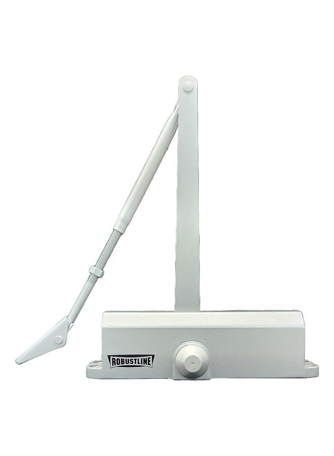 ROBUSTLINE Robustline Door Closer 5 YEARS WARRANTY - Premium Quality (Silver)