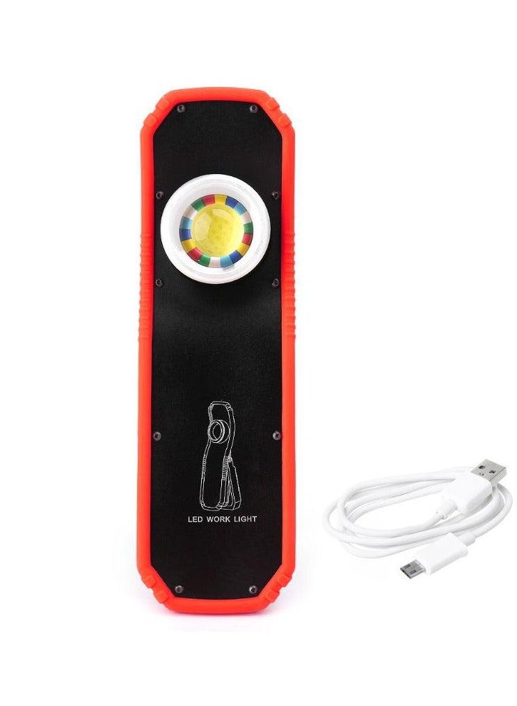 Work lights auto repairs repairs repairs magnets LEDs strong light super bright charging outdoor handheld lighting flashlights flexible lighting - Image 4