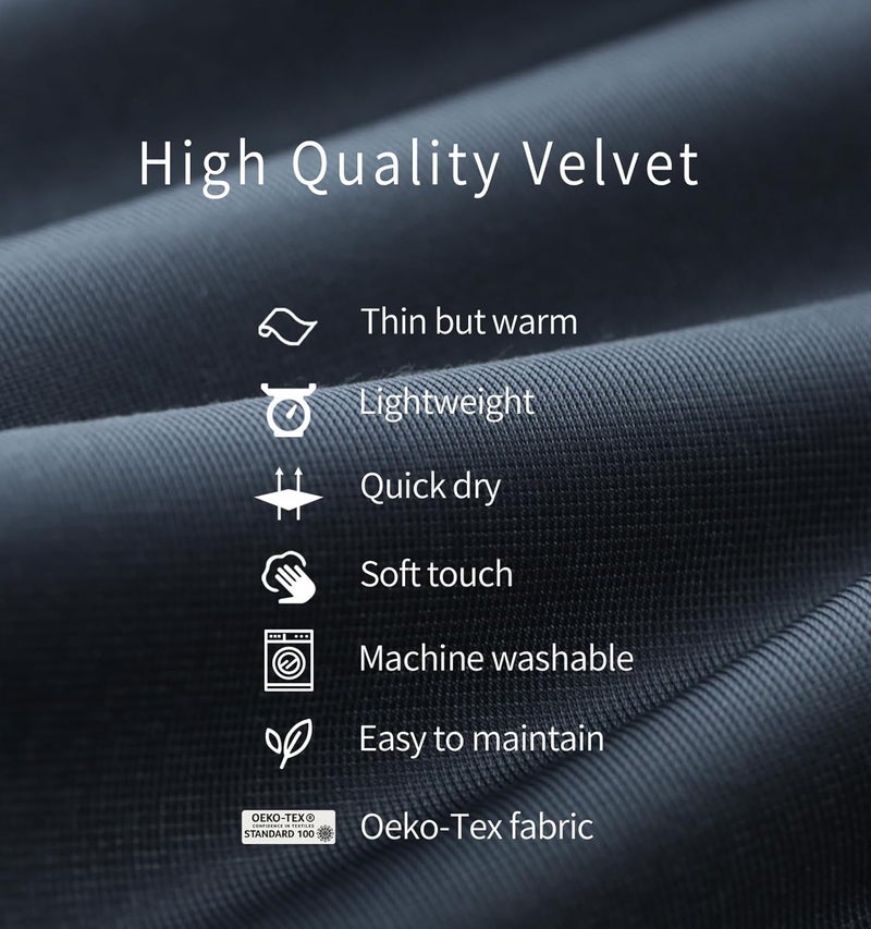 Litume Velvet Velour Sleeping Bag Liner Add Up to 14°F/ 8°C, Mummy Sleeping Sack Backpacking, Camping, Traveling, Hotel, Hostal, Lightweight Sleep Sack with Drawstring Hood E625 - Image 4