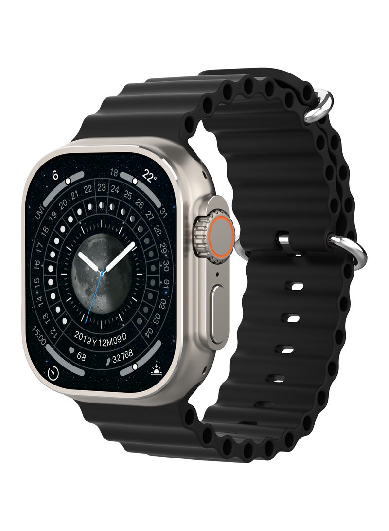 General H16-DUltra smart watch, with various dials, Bluetooth calling, message notifications, step counting, multi-sports functions, offline payment, heart rate, and blood oxygen.  - Image 1
