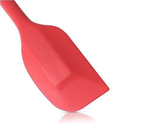 P-Plus International Silicone Non-Stick Heat Resistant Kitchen Utensil| Spatula Small 20.6cm |Pack of 2 RED - Image 3