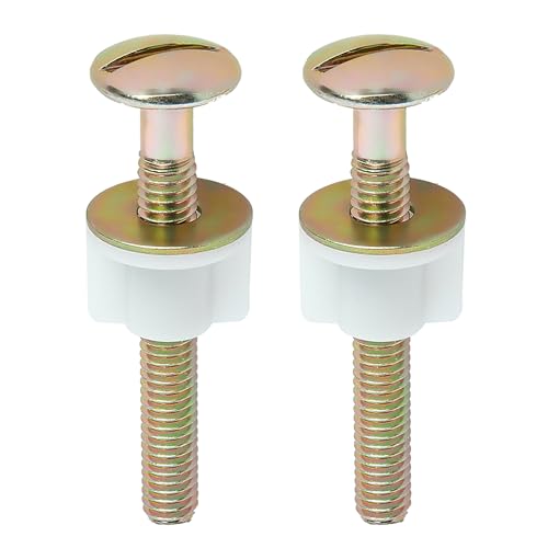 A.I.FORCE Universal Toilet Seat Bolts and Screws Replacement Kit, Heavy Duty Metal Fasteners with Plastic Nuts and Washers for Top Mount Toilet Seat Hinges, Compatible with Kohler, TOTO, American Standard - Image 1