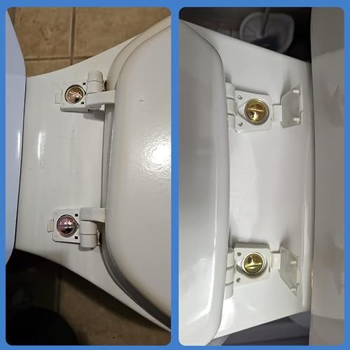 A.I.FORCE Universal Toilet Seat Bolts and Screws Replacement Kit, Heavy Duty Metal Fasteners with Plastic Nuts and Washers for Top Mount Toilet Seat Hinges, Compatible with Kohler, TOTO, American Standard - Image 4