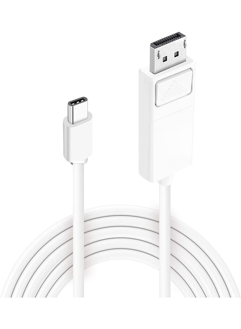 USB Type-C to 4K DisplayPort Cable – Lightweight & Durable for High-Quality Video Output - Image 1