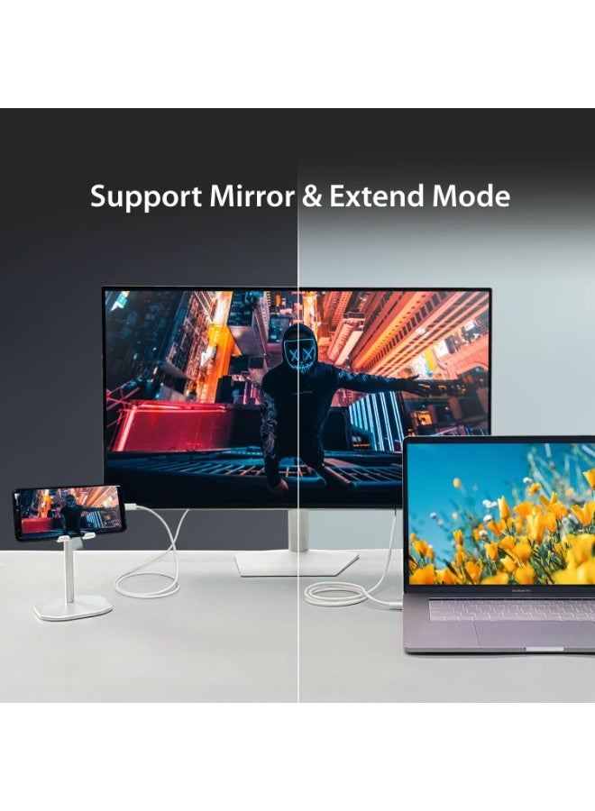 USB Type-C to 4K DisplayPort Cable – Lightweight & Durable for High-Quality Video Output - Image 2