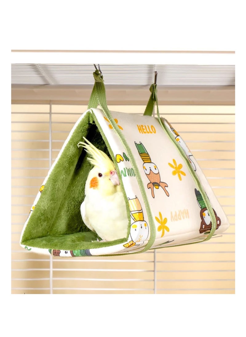 rocooart Winter Warm Bird's nest House Hanging Hammock Parrot Nest Bird House Suitable for Blackbirds, Little Suns, and Monk Parrots - Image 2