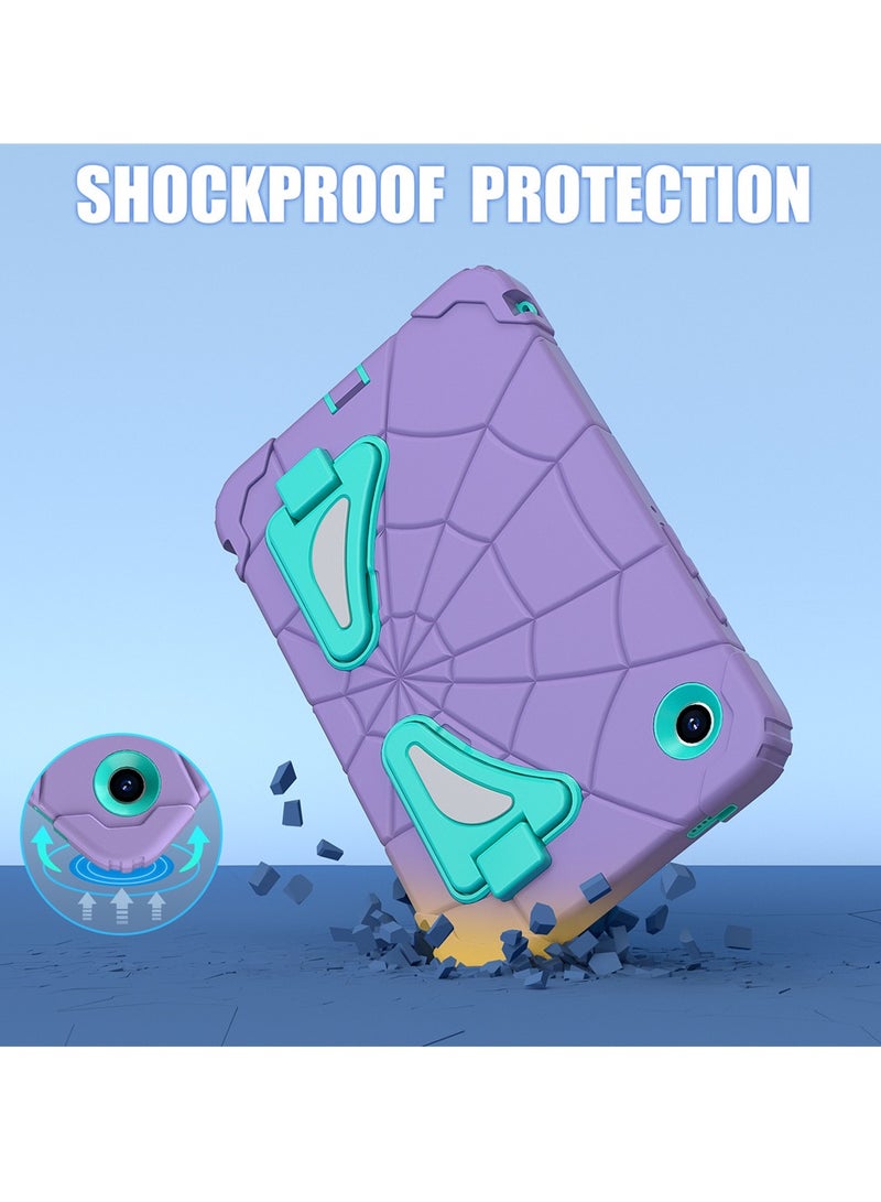 Case for Samsung Galaxy Tab A11 2025/A9 2023(SM-X110/X115/X117) 8.7-inch，Shockproof Protective Cover with  Shoulder Strap Kickstand for Kids Children - Image 4