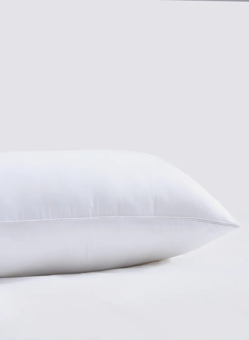 Master Home Textile Microfiber Bedding Pillow for Sleeping, Fluffy Down Alternative Filling Breathable Pillow