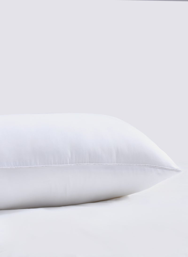 Master Home Textile Microfiber Bedding Pillow for Sleeping, Fluffy Down Alternative Filling Breathable Pillow  - Image 2
