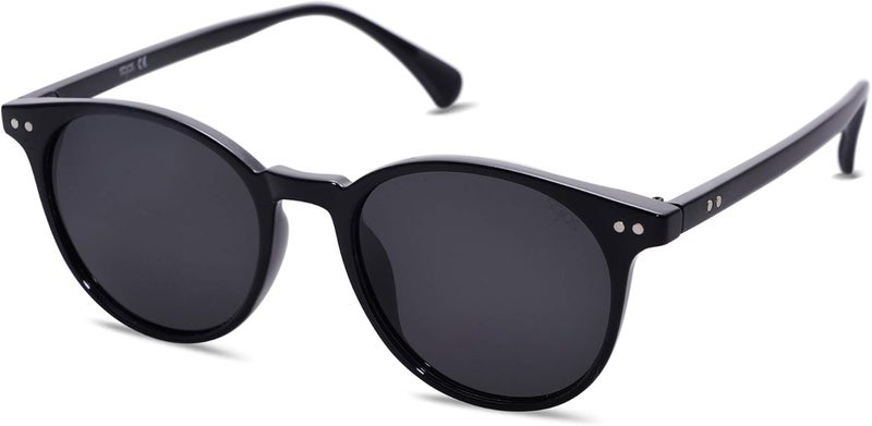 Sojos Small Round Classic Polarized Sunglasses for Women Men Vintage Style UV400 Lens MAY SJ2113 - Image 1
