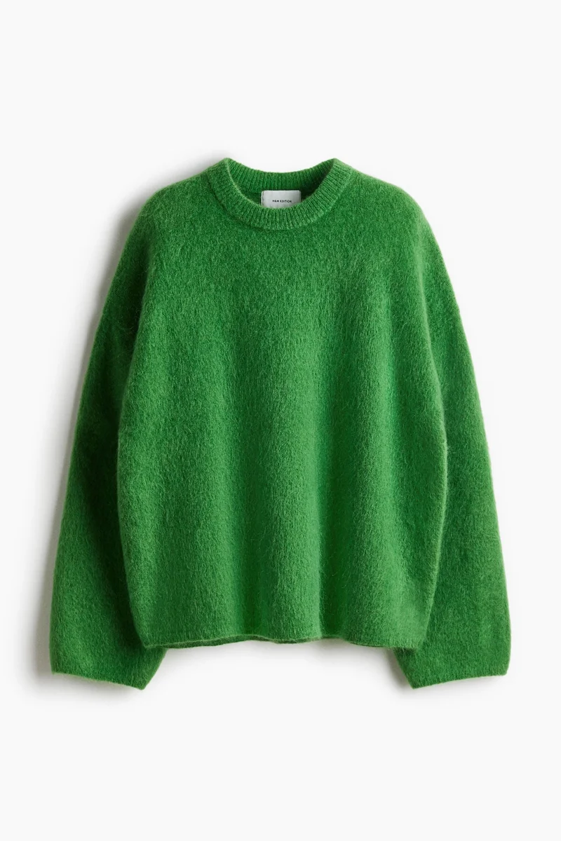 H&M  Oversized mohair-blend jumper for Women | Best Price UAE