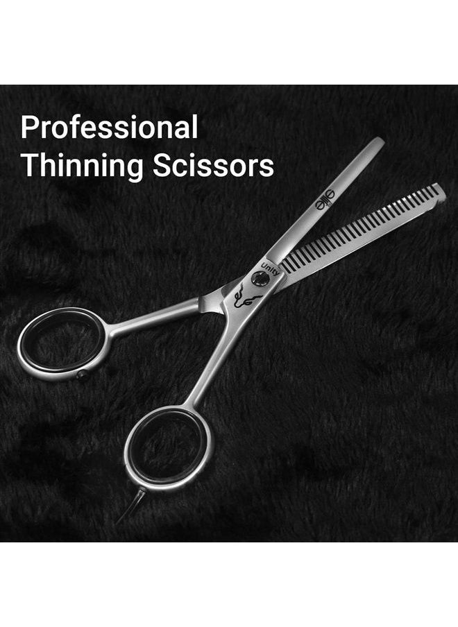 Elite Unity - Thinning Shears for Hair Cutting - Unlock the Artistry of Barber Shears - Elevate Your Salon Game with 6.5 inch Professional Hair Thinning Scissors - Thinning Scissors For Men/Women. - Image 1