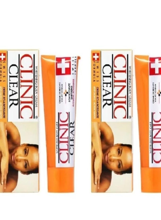 Clinic Clear Set Of Two Pieces Whitening Body Cream 2X50 grams 
