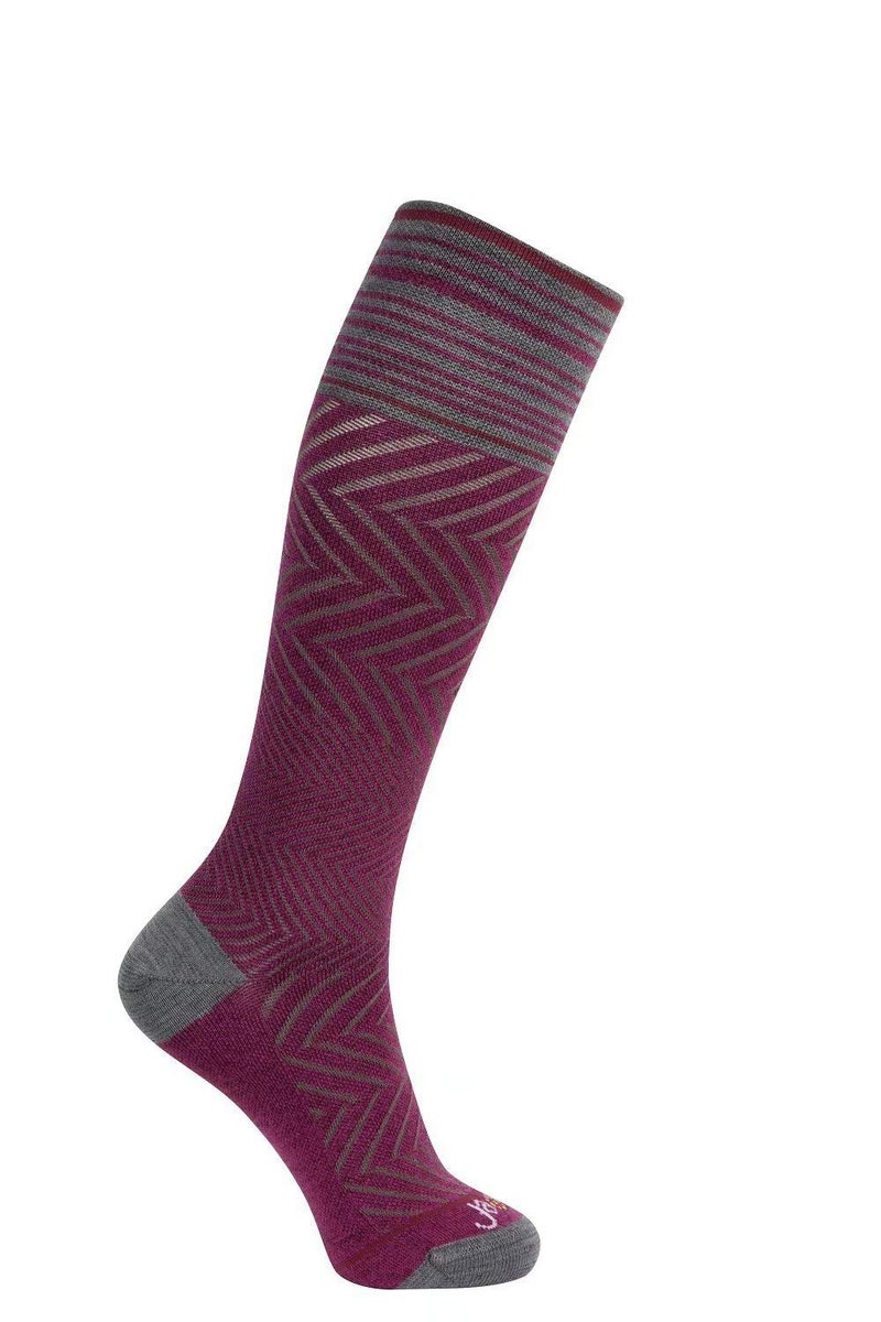 ja vie 76% Merino Wool Graduated Compression Socks for Women & Men (15-20mmHg) - Image 1