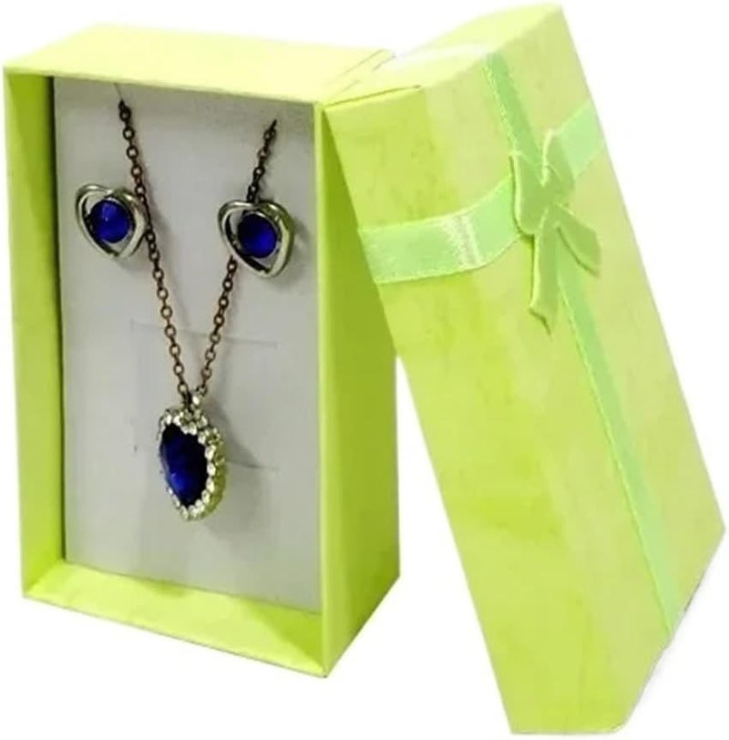 Green Jewelry Gift Box For Earrings Necklaces Bracelets Rings Packaging - Image 2