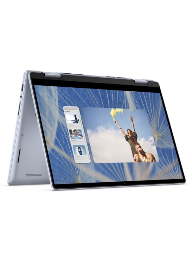 DELL Inspiron 14 7440 2-in-1 Laptop, 14" FHD Touch Display, Intel Core 7 150U, 16 GB RAM, 512GB SSD, Intel Graphics, Windows 11 Home, English Keyboard, Ice Blue English Ice Blue - Image 1