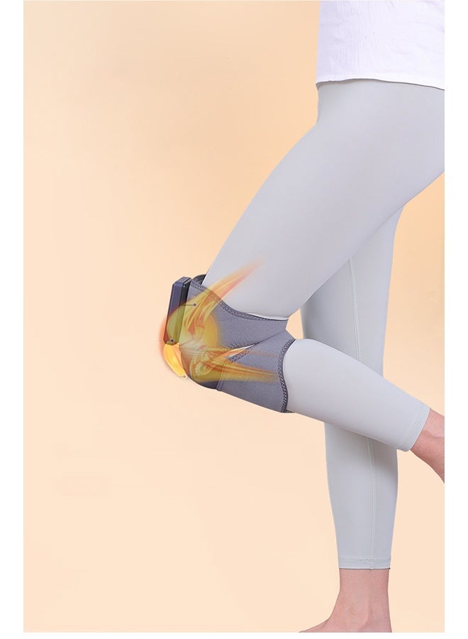 Vibration Knee Heating Pad Knee Massager,Knee Elbow Shoulder Relaxing Leg Warmer,3-in-1,Elbow And Shoulder Support Wrap-Features Adjustable Vibration Heating Mode,Heated Knee Support With Vibration