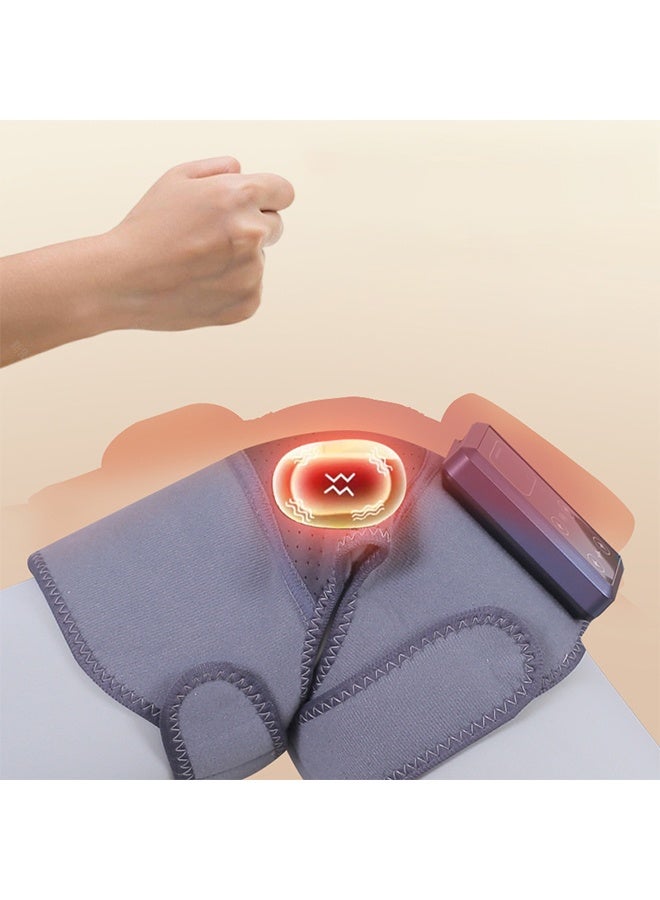 Vibration Knee Heating Pad Knee Massager,Knee Elbow Shoulder Relaxing Leg Warmer,3-in-1,Elbow And Shoulder Support Wrap-Features Adjustable Vibration Heating Mode,Heated Knee Support With Vibration
