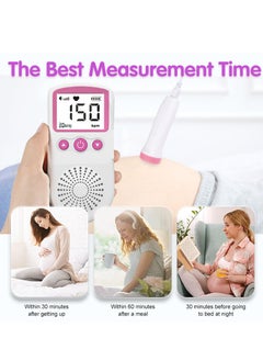 AiQueen Baby Heart Beat Pocket Portable Fetal Doppler  - Image 2