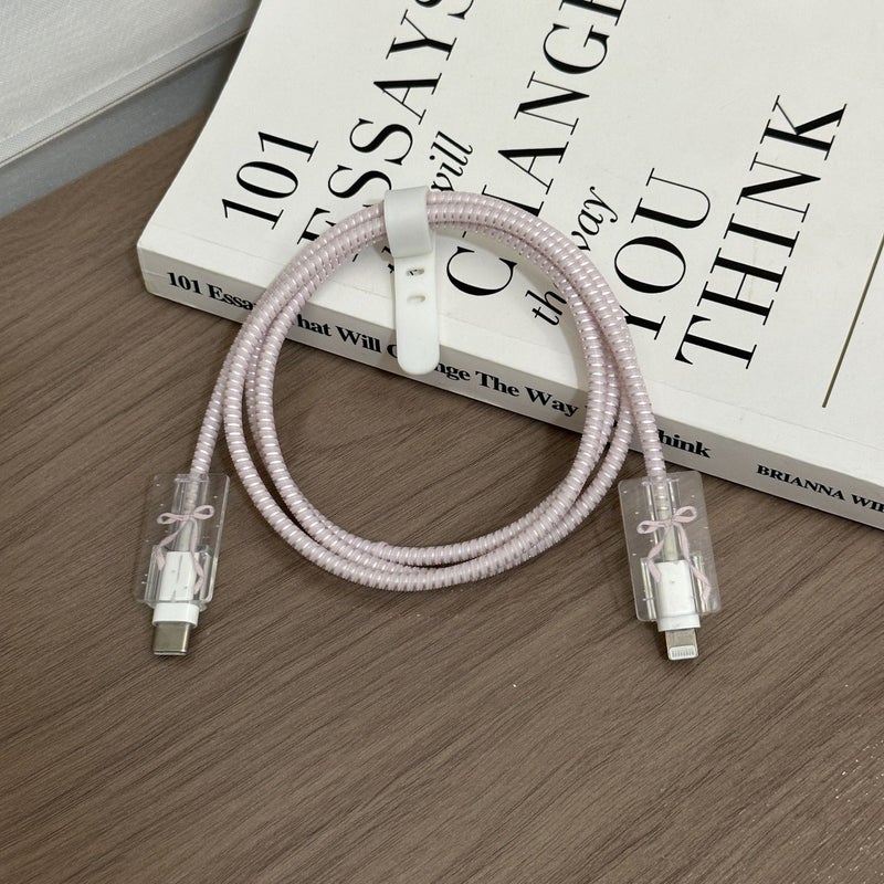 20W Charger Protective Cover with Bow and Cable Winder - Image 4
