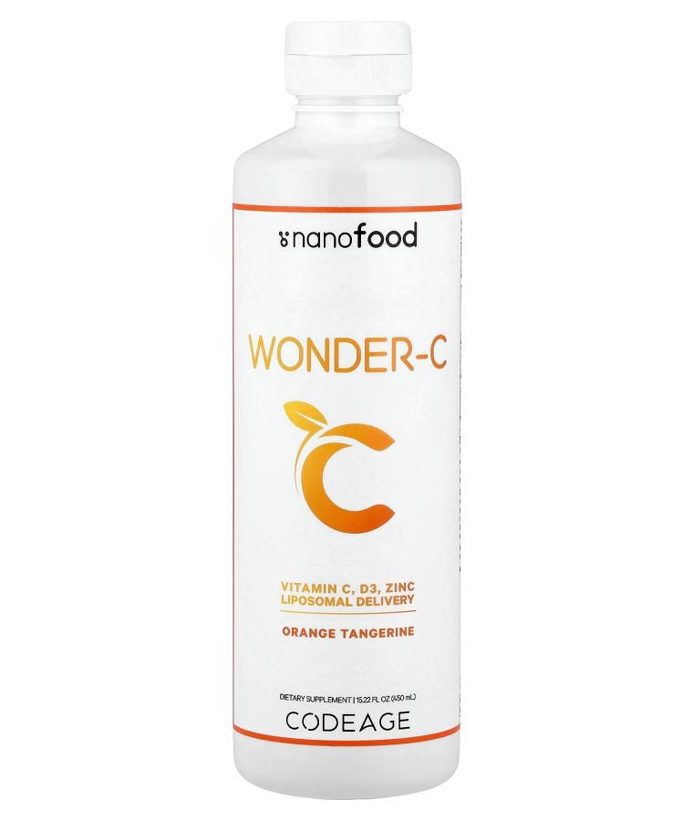 Codeage Nanofood Wonder-C Orange Tangerine 15.22 fl oz (450 ml)