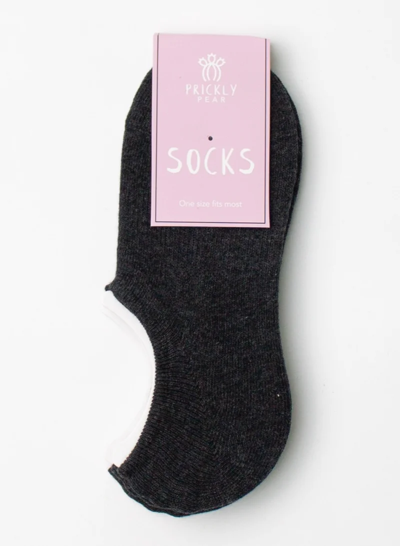 Prickly Pear 3-Pair Non-Slip Ankle Socks