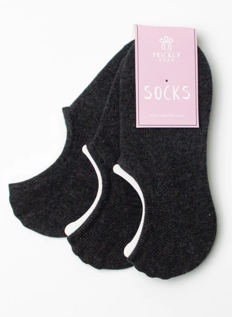 Prickly Pear 3-Pair Non-Slip Ankle Socks