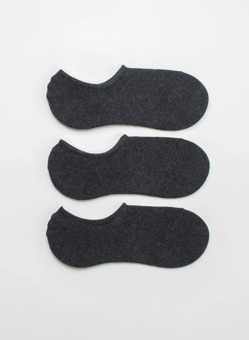 Prickly Pear 3-Pair Non-Slip Ankle Socks