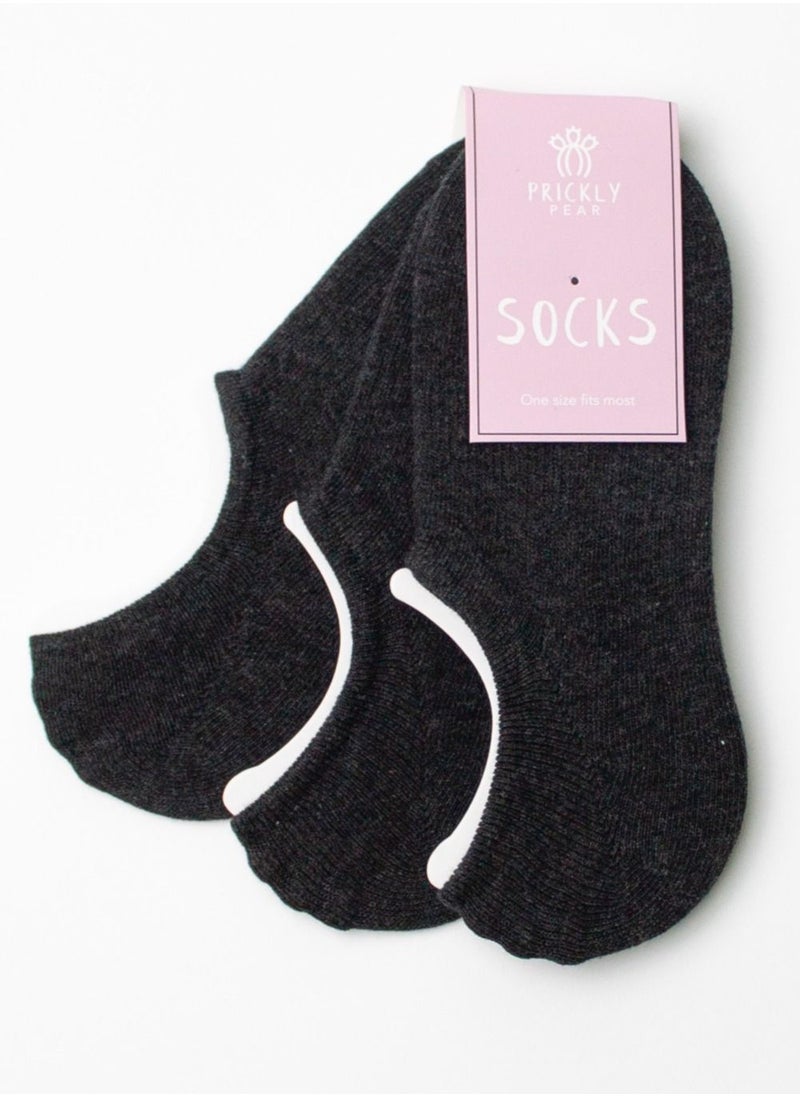 Prickly Pear 3-Pair Non-Slip Ankle Socks  - Image 1