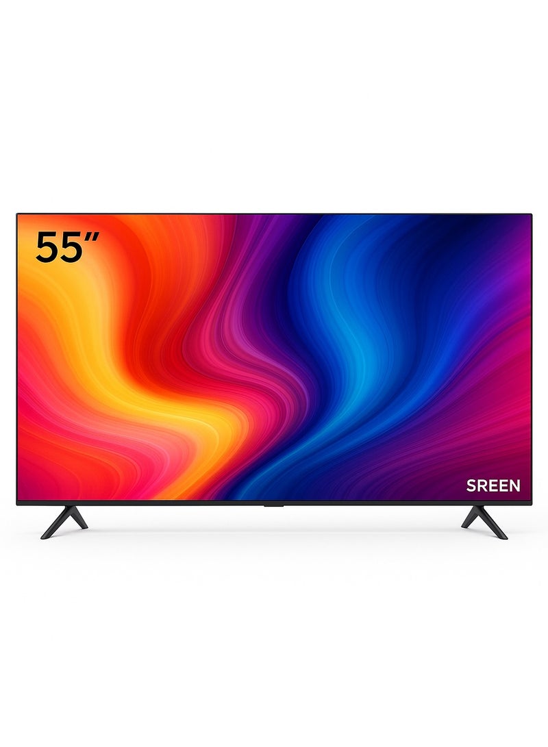 SREEN SREEN 55-Inch UHD QLED Smart TV | webOS | Magic Remote | Dolby Audio | YouTube | Netflix | HDMI | Bluetooth | Black  - Image 4