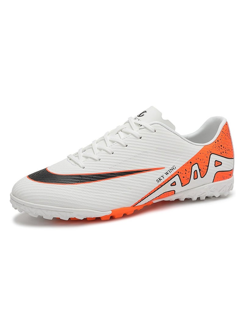 SKY WING Children's Football Boys Girls Ground Soccer Shoes for Youth Outdoor IN/IC Sole Cleats Training Anti-slip  for Kids  - Image 2