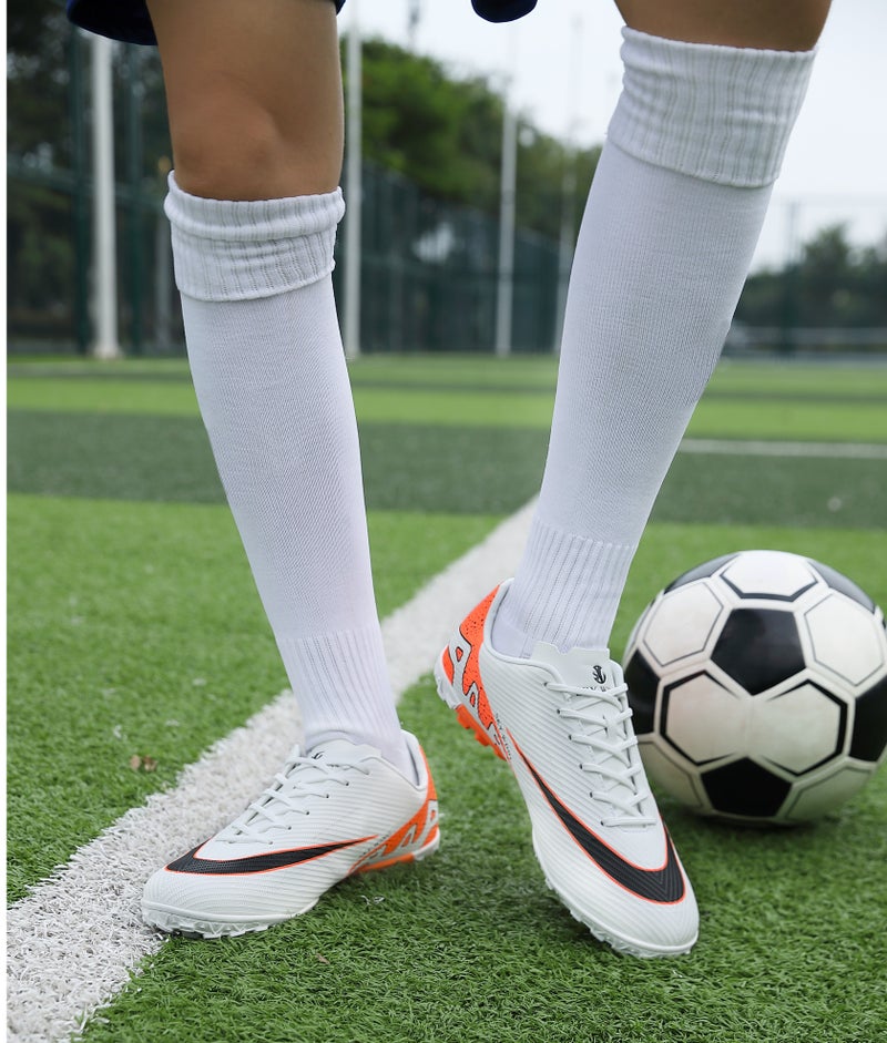 SKY WING Children's Football Boys Girls Ground Soccer Shoes for Youth Outdoor IN/IC Sole Cleats Training Anti-slip  for Kids - Image 1