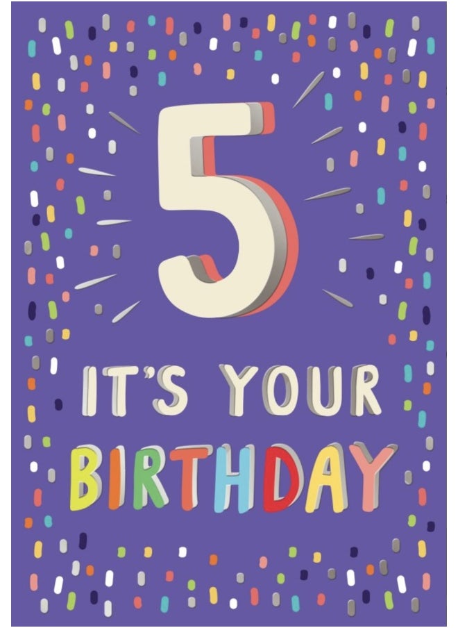 UK Greetings - UK Greetings 5 It's Your Birthday Card - Image 1