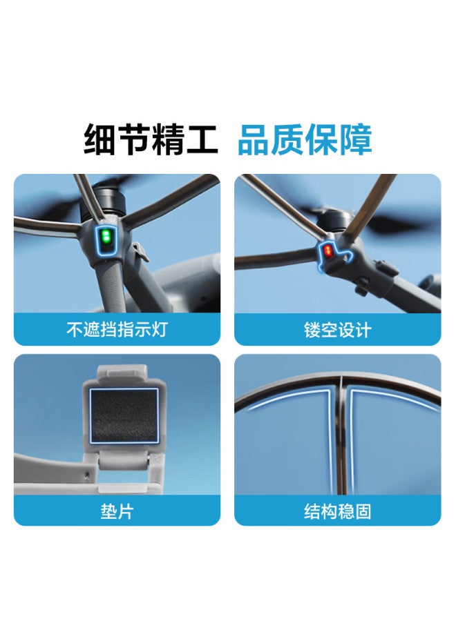 Youfes Propeller Guard For Dji Air3s/air3, Protective Cover With Anti-collision Ring, Safety Protection Accessory, Dji Drone Accessory