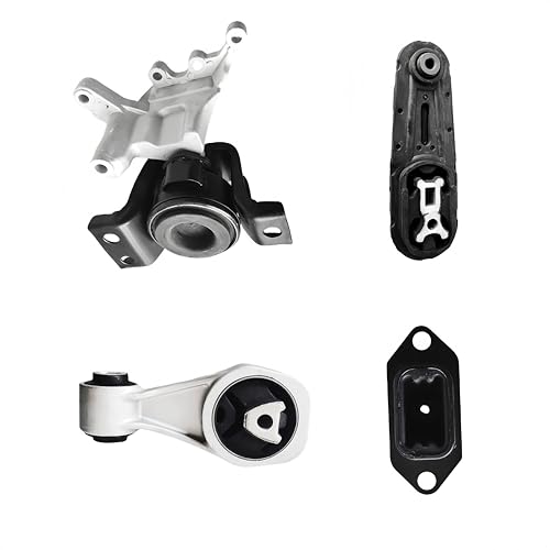 Yllshengyu 4PC Engine Motor & Transmission Mount Kit - Compatible with Nissan Sentra 2013-2019 1.8L, Replaces A7382 A7376 A4360 A4374 113601KA0A 112101KC0B 112201KG0A - Image 1